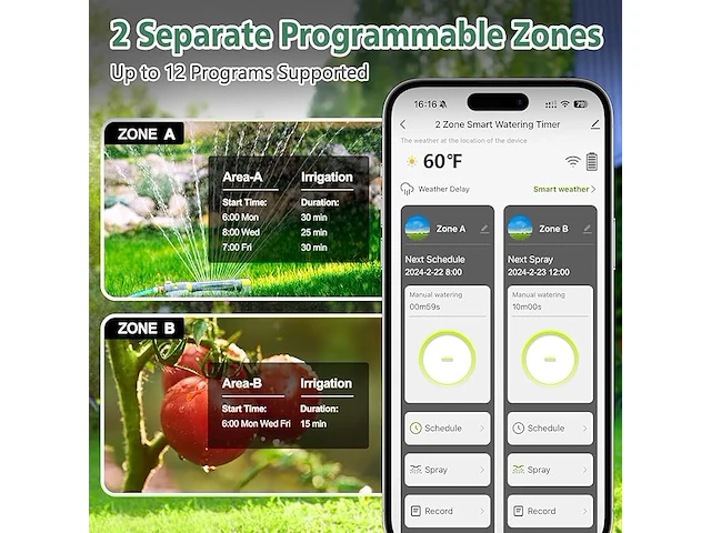 Soguyi smart wifi irrigatie controller - afbeelding 6 van  7
