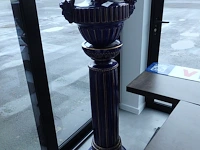 Sokkel met vaas villeroy&boch h- 155 cm - afbeelding 5 van  5