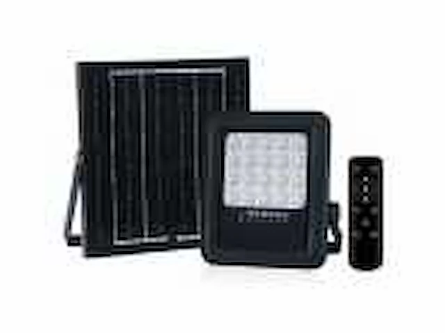 Solar 500 lumen led breedstraaler met remote (16x) - afbeelding 10 van  11