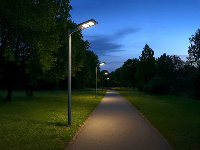 Solar 750lm led straatverlichting sensor en remote (2x) - afbeelding 5 van  7