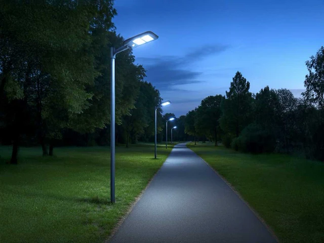 Solar 750lm led straatverlichting sensor en remote (8x) - afbeelding 5 van  8