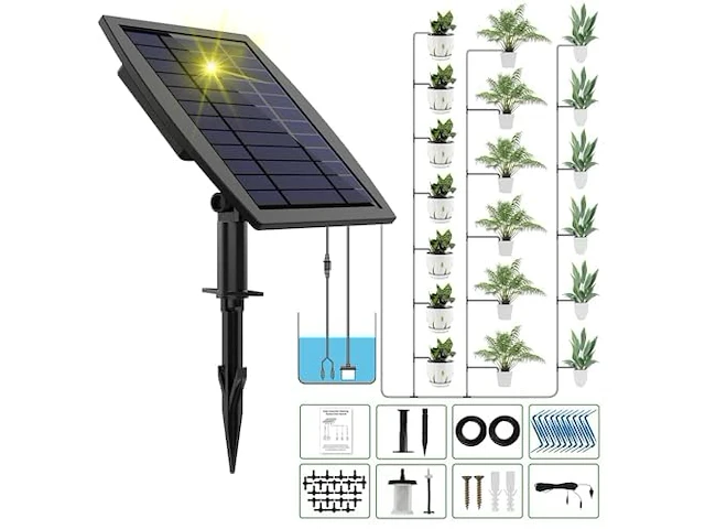 Solar bewateringssysteem druppelbewatering - afbeelding 1 van  5