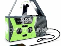 Solar crank radio - afbeelding 1 van  4