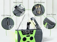 Solar crank radio - afbeelding 3 van  4