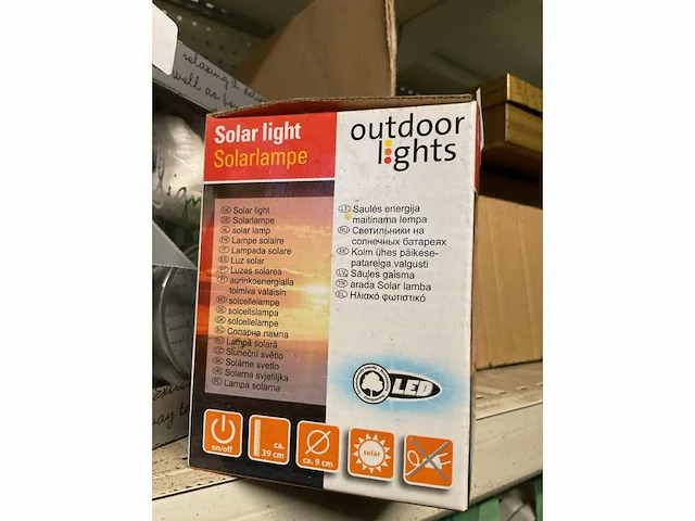 Solar lamp solar electronica (2x) - afbeelding 2 van  3