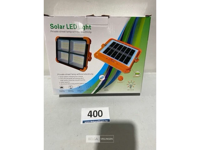 Solar ledlamp - afbeelding 1 van  3