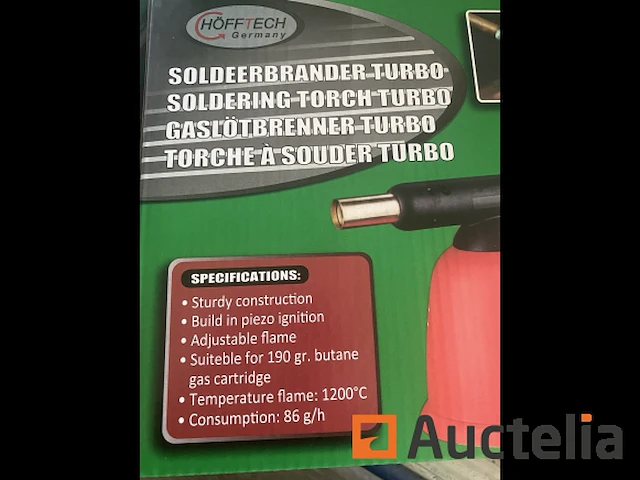 Soldeerbrander turbo - afbeelding 2 van  2