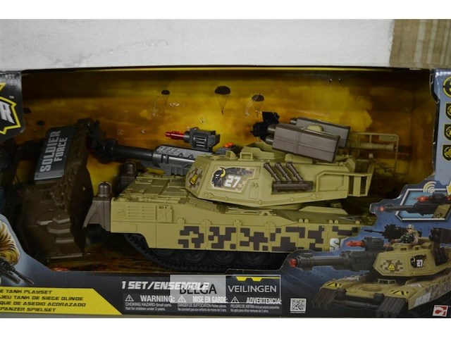 Soldier force tank met geluid - afbeelding 2 van  3