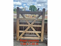Solid country houten deur 100 x 120 (5x) - afbeelding 1 van  1