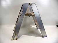 Solide aluminium trapladder - afbeelding 1 van  2