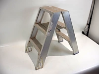Solide aluminium trapladder - afbeelding 2 van  2