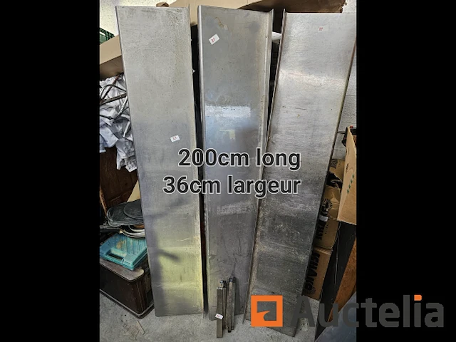 Solide roestvrijstalen plank - afbeelding 1 van  7