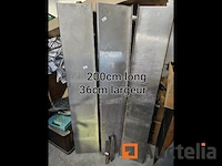 Solide roestvrijstalen plank - afbeelding 1 van  7