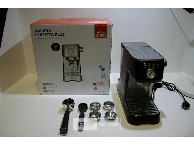 Solis barista perfetta plus bk klassieke espresso - afbeelding 3 van  5