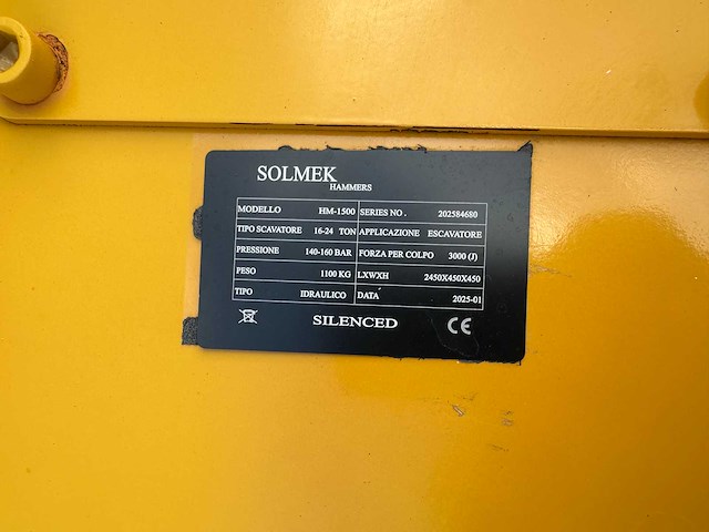 Solmek - 2025 - hm-1500 - voorzetapparatuur - afbeelding 2 van  10