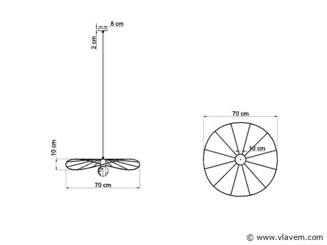Solo cyclette 70 design hanglamp - afbeelding 5 van  6