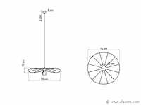 Solo cyclette 70 design hanglamp - afbeelding 5 van  6