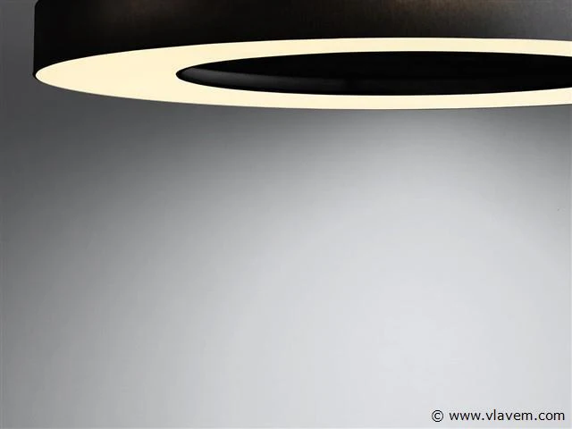 Solo hailey 50 slim design pendelarmatuur, zwart - afbeelding 2 van  5
