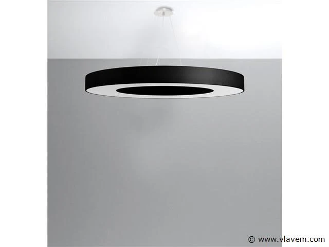 Solo hailey 50 slim design pendelarmatuur, zwart - afbeelding 3 van  5