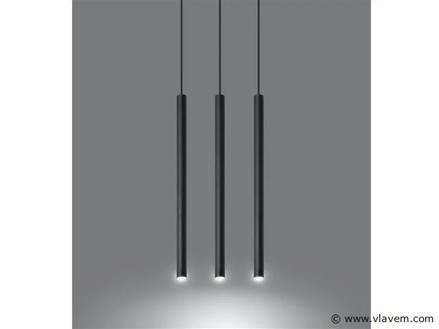 Solo tube slim 3.0 design hanglamp zwart - afbeelding 1 van  6