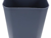 Solustre dikke vierkante prullenbak voor kantoor en keuken - afbeelding 1 van  3