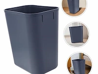 Solustre dikke vierkante prullenbak voor kantoor en keuken - afbeelding 3 van  3