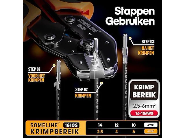 Someline solar connector krimpgereedschapset - afbeelding 3 van  3