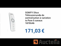 Somfy situo 5-kanaals pure variable centralisatie afstandsbediening io 1870646 - afbeelding 1 van  1