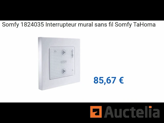 Somfy tahoma draadloze wandschakelaar - afbeelding 1 van  4