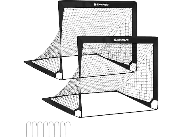 Songmics 2 stuks voetbaldoel voor kinderen - afbeelding 1 van  3