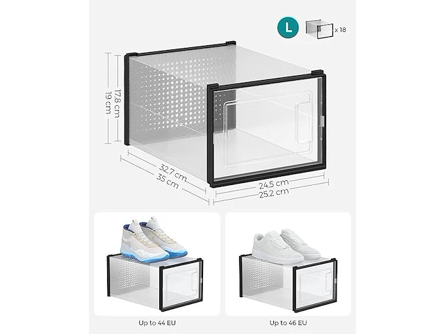 Songmics schoenendozen - afbeelding 2 van  3
