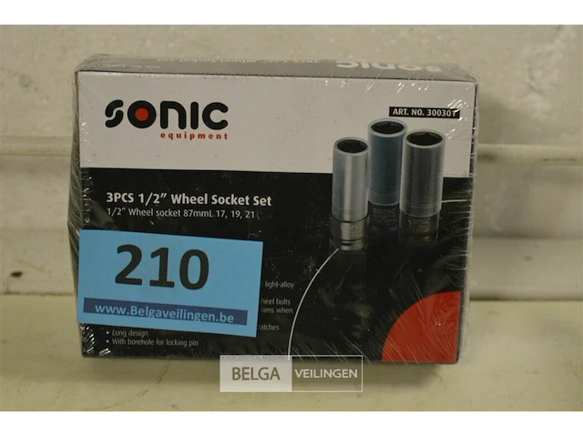 Sonic krachtdopset 1/2 wielbout - afbeelding 2 van  3