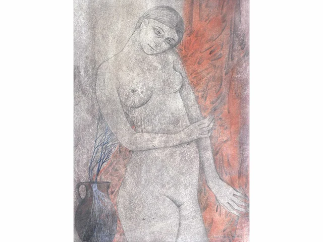 Sonja bauters (antwerpen, 1938) - origineel - afbeelding 1 van  9