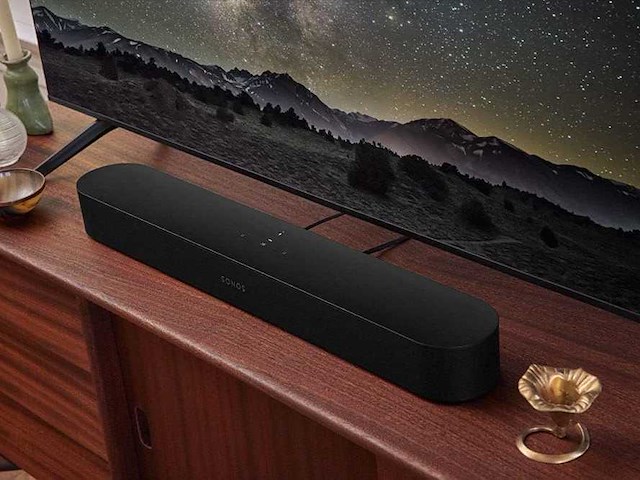 Sonos beam compact soundbar (gen 2) met dolby atmos en spraakbesturing - zwart - afbeelding 1 van  10