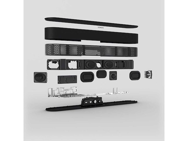 Sonos beam compact soundbar (gen 2) met dolby atmos en spraakbesturing - zwart - afbeelding 6 van  10