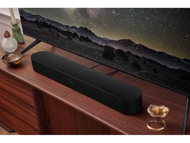 Sonos beam compact soundbar (gen 2) met dolby atmos en spraakbesturing - zwart - afbeelding 7 van  10