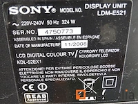 Sony bravia ldm-e521 flat panel televisies - afbeelding 8 van  9