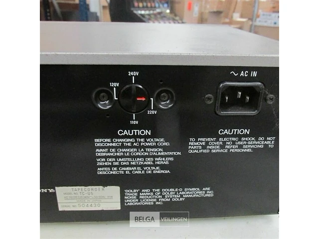 Sony cassette deck tc-u5 - afbeelding 5 van  5