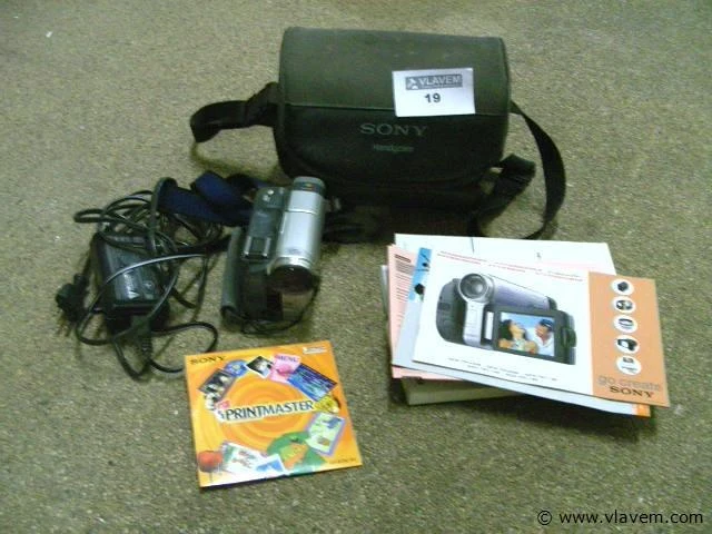 Sony videocamera - afbeelding 1 van  3