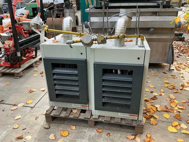 Sopergas wsp24 industriële verwarmingsinstallatie (2x) - afbeelding 1 van  5