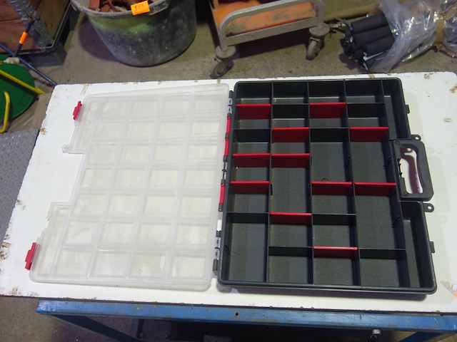 Sorteerkoffer met 20 vakjes - afbeelding 1 van  2