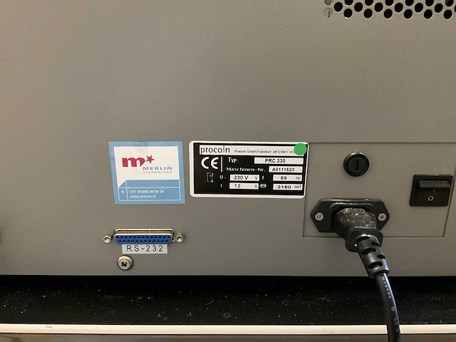 Sorteermachine voor muntstukken met printer - afbeelding 6 van  9