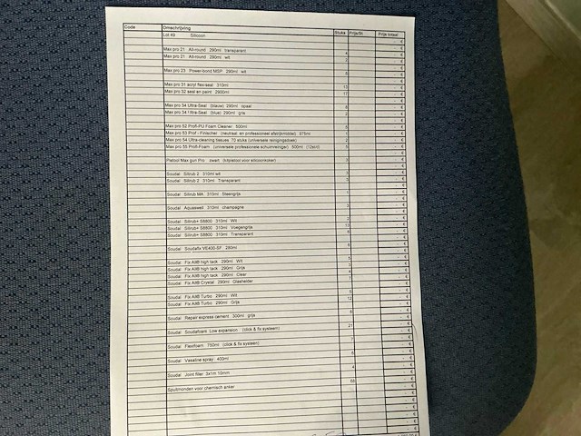 Soudal zie foto siliconen - afbeelding 5 van  5