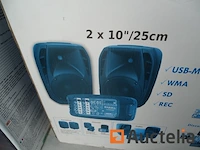 Sound pack (versterkers + luidsprekers) ibiza sound combo210 - afbeelding 3 van  3