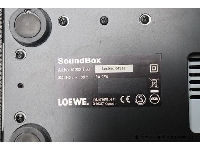 Soundbox loewe 51202t, werking niet gekend - afbeelding 2 van  2