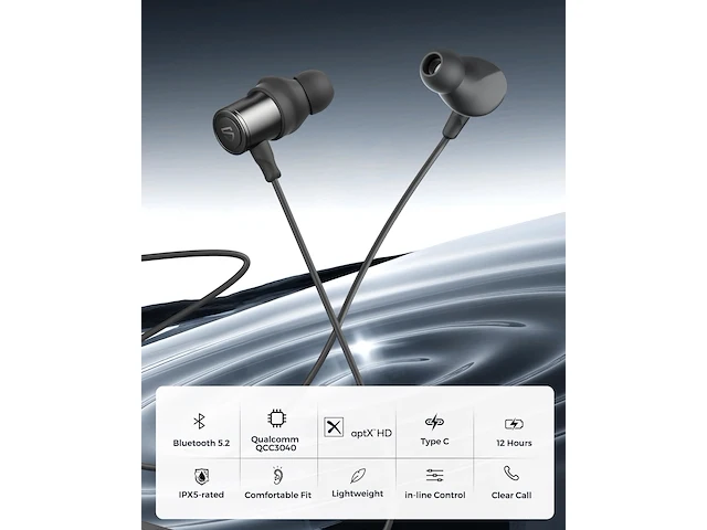 Soundpeats q30hd+ bluetooth 5.2 - afbeelding 2 van  2