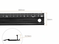 Sourcing map metalen liniaal, 80 cm - afbeelding 2 van  5