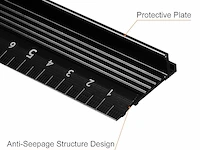 Sourcing map metalen liniaal, 80 cm - afbeelding 3 van  5