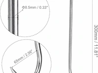 Sourcingmap 11,8 inch t-handvat vlees uitbeenhaak - afbeelding 2 van  2