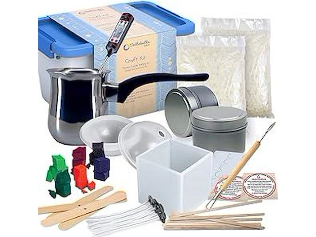 Soy wax candle making kit - afbeelding 1 van  3